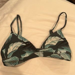 MIKOH palm patterned bathing suit top